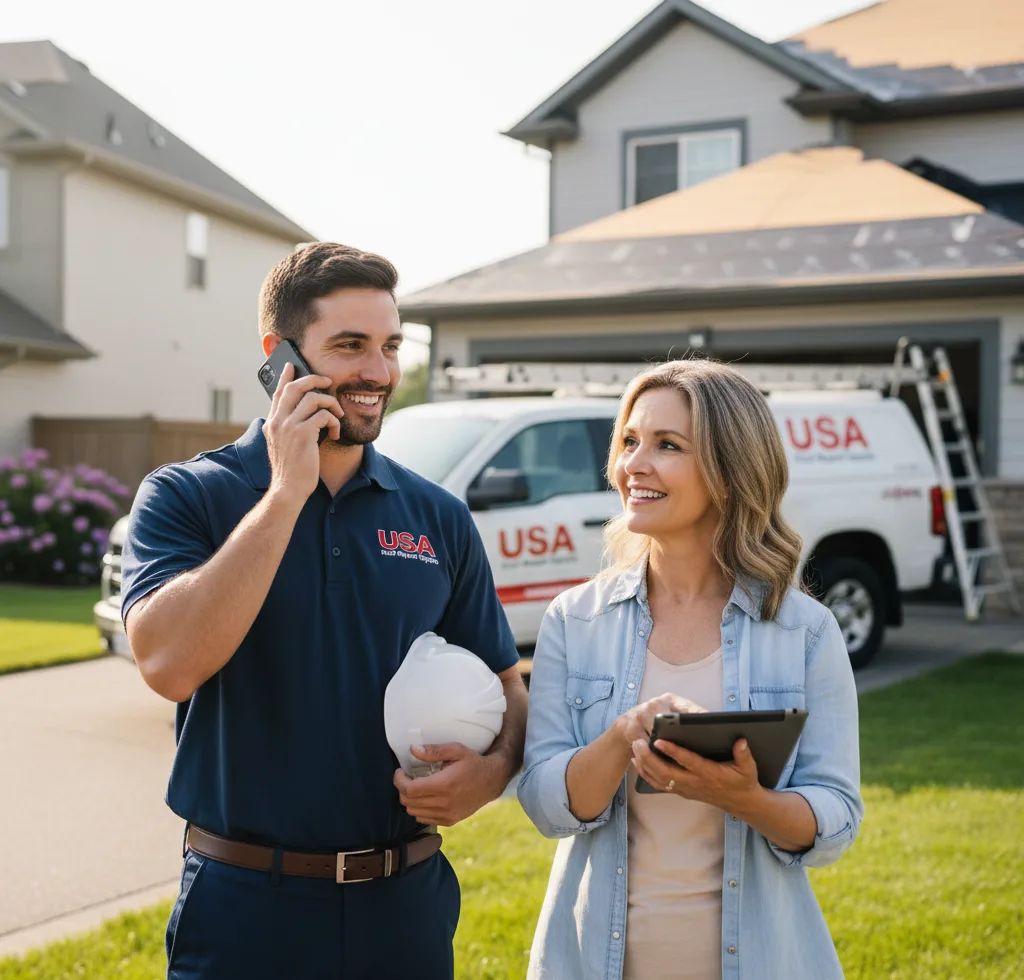 USA Roof Repair Experts customer support in Three Bridges